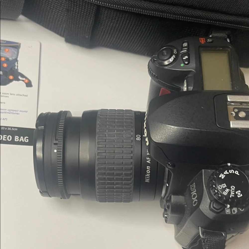 Nikon D100 Digital Camera with‎ Black Accessories Kit